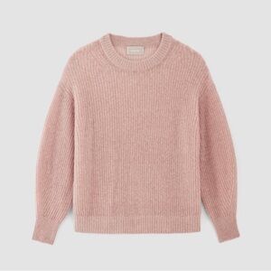 Everlane Cocoon Alpaca Sweater (light pink)